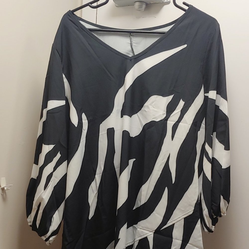 GENTLY USED BLOUSE, LARGE!!